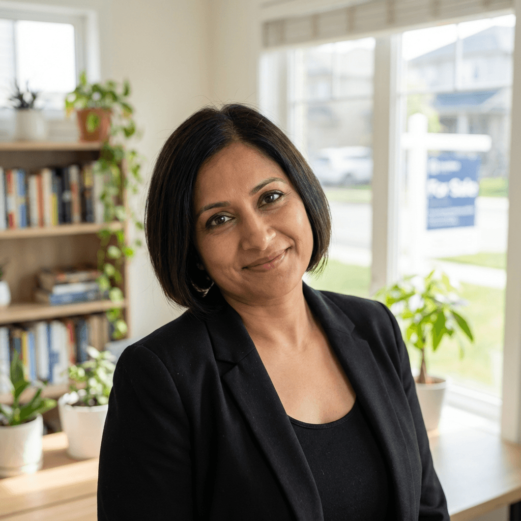 Female business owner in professional attire